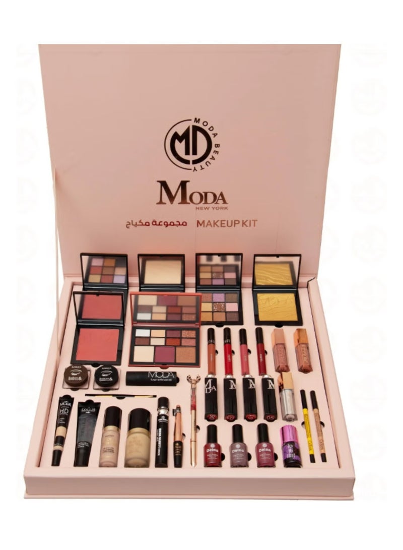  مودا بيوتي طقم مكياج متكامل مكون من34 قطعة لإطلالة جذابة ومتكاملة - Image 3